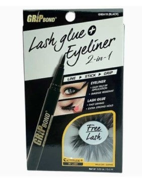 EBIN New York 2 In 1 Lash Glue And Eyeliner...