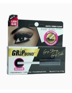 Grip Bond Eyelash Adhesive White Clear With...