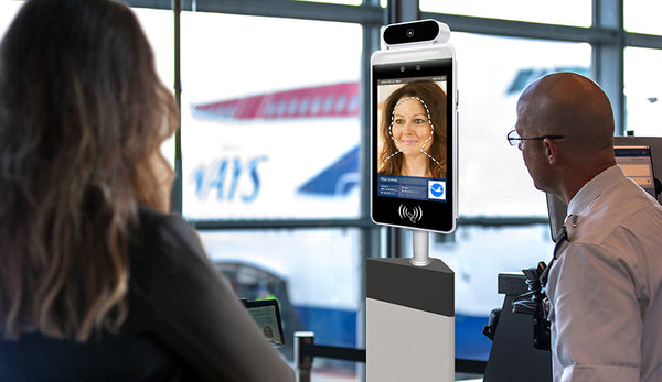8” Facial Recognition Thermometer Display
