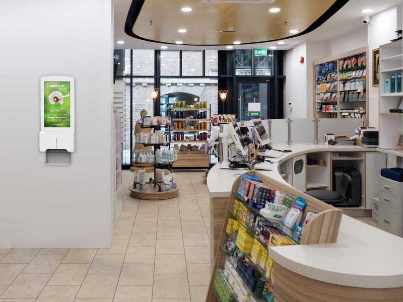 Hand Sanitiser Network Android Advertising Display