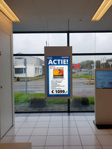 HANGING DOUBLE-SIDED WINDOW DISPLAYS (43" & 55")