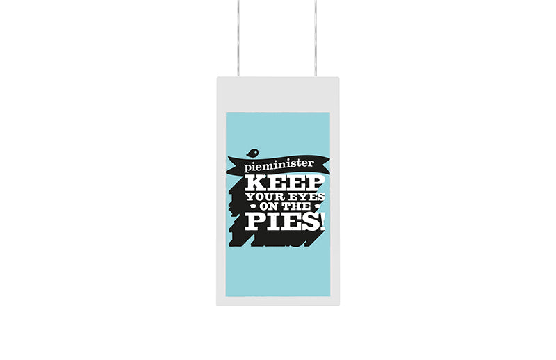 HANGING DOUBLE-SIDED WINDOW DISPLAYS (43" & 55")