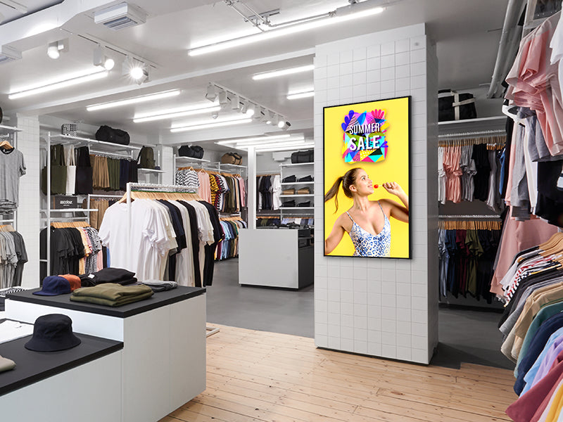 HIGH VIBRANCE ANDROID ADVERTISING DISPLAYS - 700CD/M² (43” and 55”)