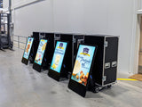 43" OUTDOOR DIGITAL ANDROID BATTERY A-BOARDS