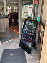 43" OUTDOOR DIGITAL ANDROID BATTERY A-BOARDS
