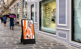 43" OUTDOOR DIGITAL ANDROID BATTERY A-BOARDS