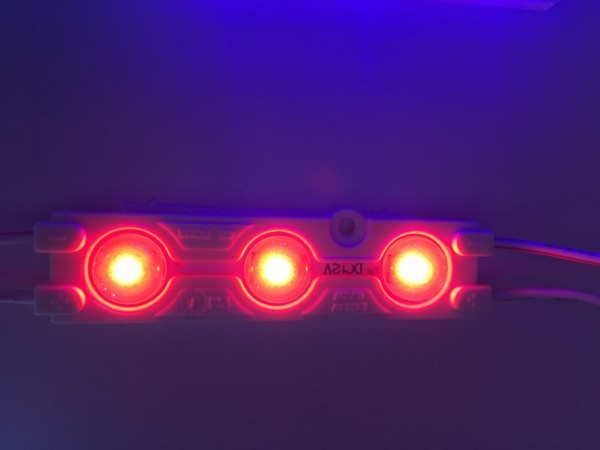 SMD 5630 LED module with beam angle cap Red pack of 20