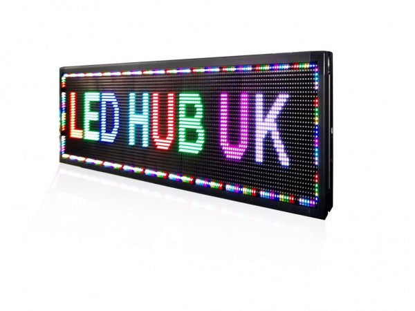 RGB LED MOVING SIGN 36x164 cm
