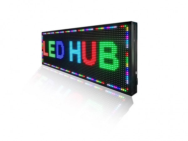 RGB LED MOVING SIGN 36x100 cm