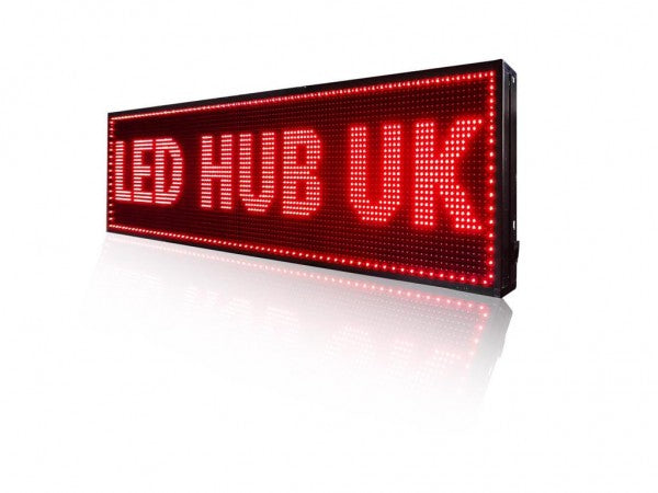 RED LED MOVING SIGN 36x132 cm
