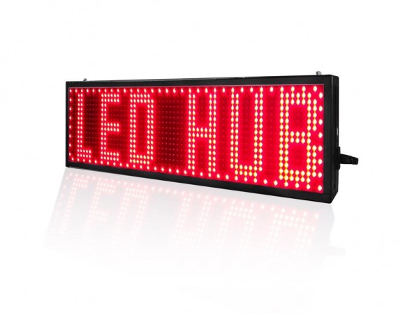 RED LED MOVING SIGN 20x100 cm