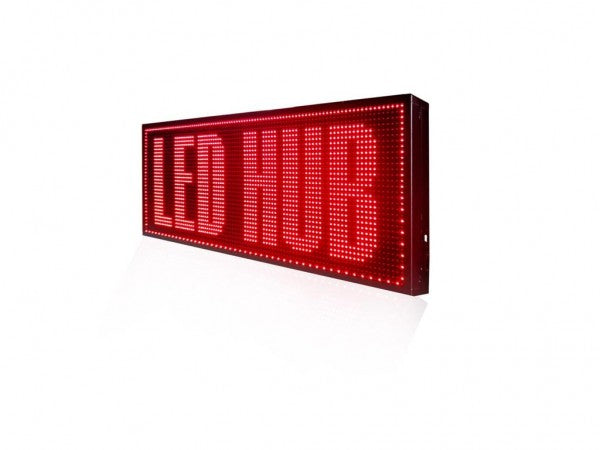 RED LED MOVING SIGN 36x132 cm