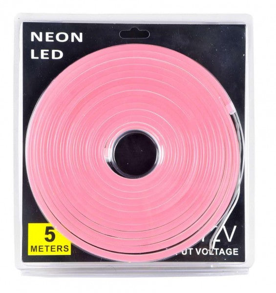 5 meter 12V pink neon
