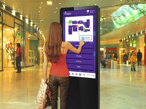 Infrared Freestanding Touch Screen Poster