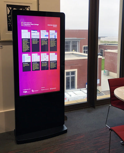 Infrared Freestanding Touch Screen Poster