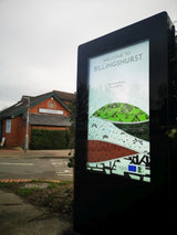 Freestanding Outdoor Advertising Displays (47"&55")