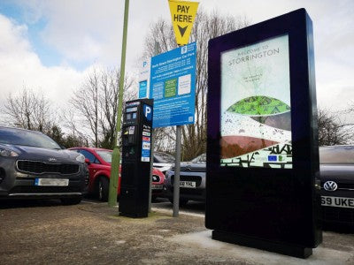 Freestanding Outdoor Advertising Displays (47"&55")