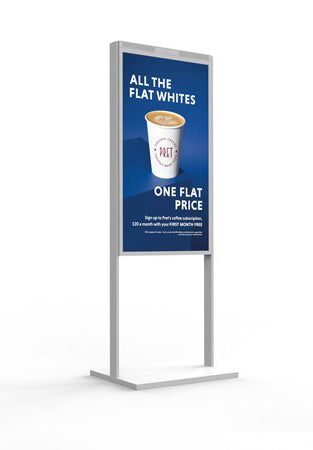 55” ULTRA HIGH BRIGHTNESS HANGING DOUBLE-SIDED DISPLAYS