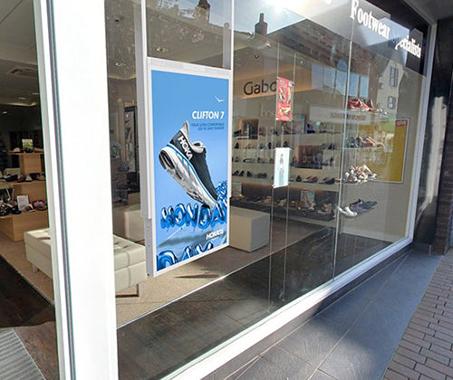 55” ULTRA HIGH BRIGHTNESS HANGING DOUBLE-SIDED DISPLAYS